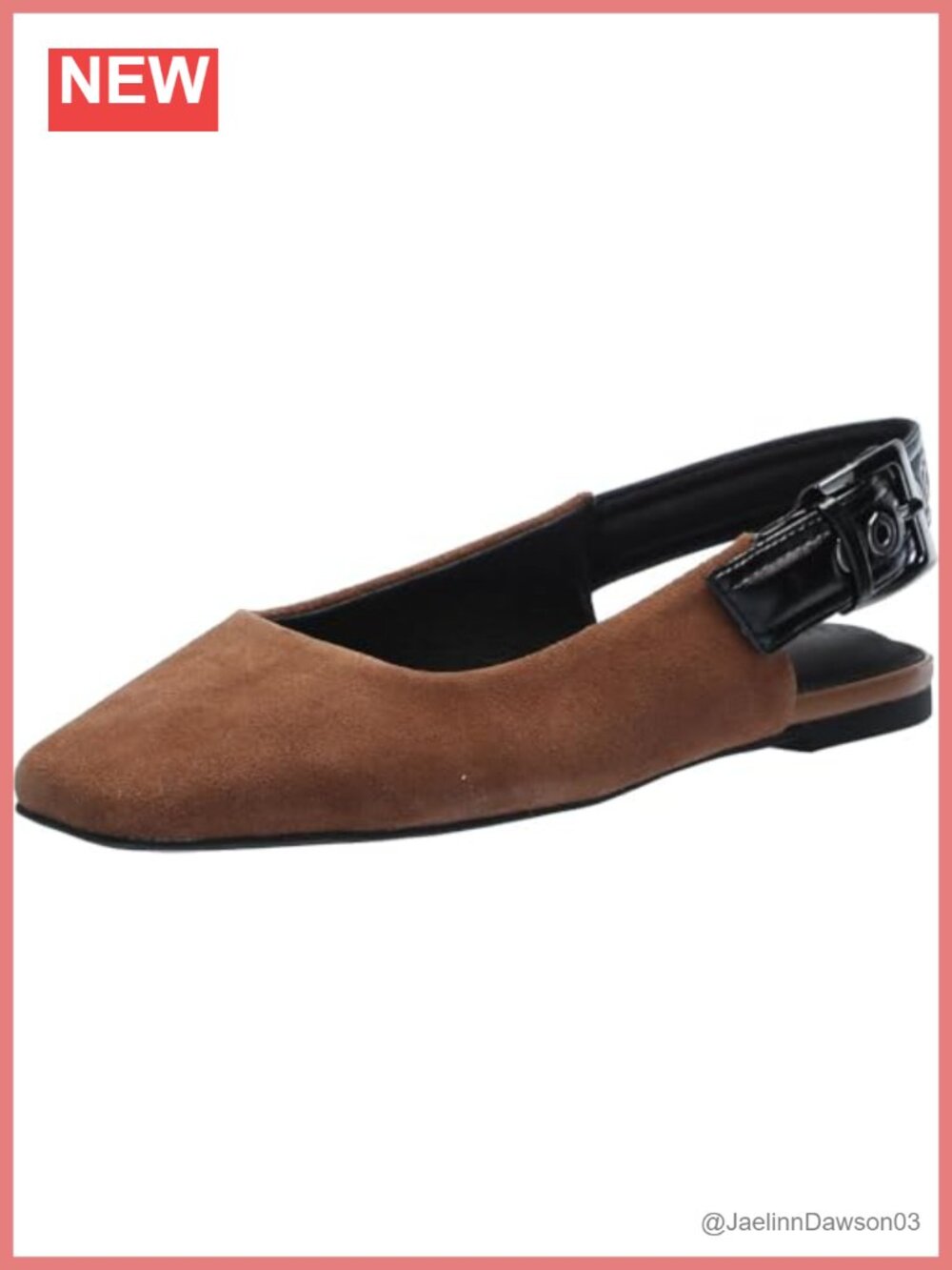 Sanctuary Womens Kitchy Slingback Flats - Leather Comfortable